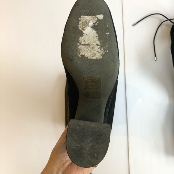 H by Halston suede tall boots sz 6 - Picture 3 of 7